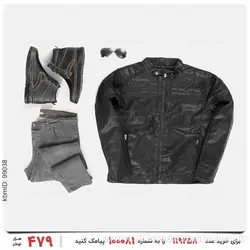 کاپشن چرمی مردانه Zima مدل 21725