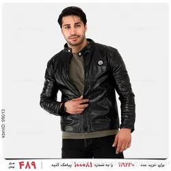کاپشن چرمی مردانه Mason مدل 21643