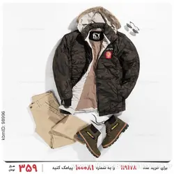 کاپشن ارتشی مردانه مدل 21584