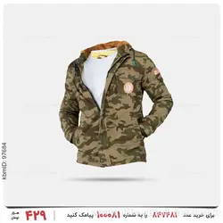 کاپشن ارتشی مردانه مدل 24280