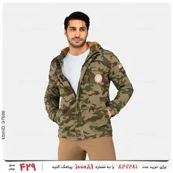 کاپشن ارتشی مردانه مدل 24280