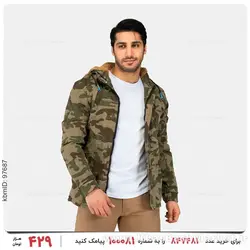 کاپشن ارتشی مردانه مدل 24280