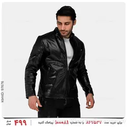 کاپشن چرمی مردانه Enzo مدل 24240