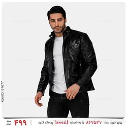 کاپشن چرمی مردانه Enzo مدل 24240