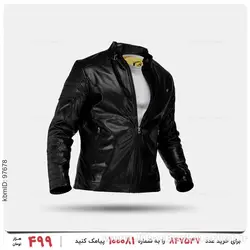 کاپشن چرمی مردانه Enzo مدل 24240