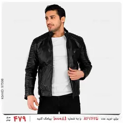 کاپشن چرمی مردانه Sevin مدل 24222