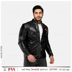 کاپشن چرمی مردانه Rayan مدل 24170