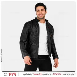 کاپشن چرم مردانه Mason مدل 23899