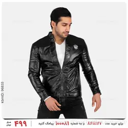 کاپشن چرمی مردانه Karen مدل 23344