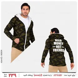 سویشرت ارتشی مردانه مدل 23389