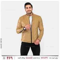 کاپشن چرمی مردانه Alvin مدل 23056