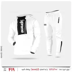 ست سویشرت و شلوار مردانه Supreme مدل 22533