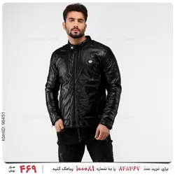 کاپشن چرم مردانه Alvin مدل 17417