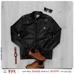کاپشن چرم مردانه Alvin مدل 17417