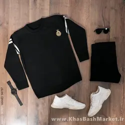 پلیور مردانه مشکی مدل Akar