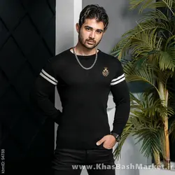 پلیور مردانه مشکی مدل Akar