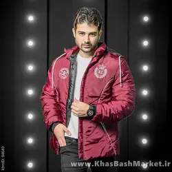 کاپشن مردانه قرمز مدل Parisha
