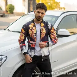 سوییشرت مردانه طرح شیر مدل Way