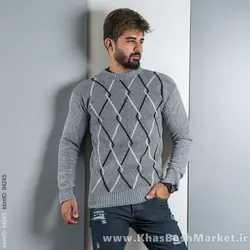 پلیور مردانه (T) طوسی مدل Fartash