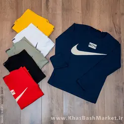 تیشرت آستین بلند مردانه Nike قرمز مدل A77