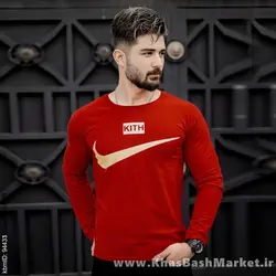 تیشرت آستین بلند مردانه Nike قرمز مدل A77