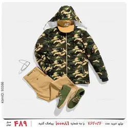 کاپشن ارتشی مردانه مدل 23585