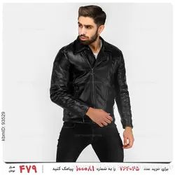 کاپشن چرم مردانه Alvin مدل 23543