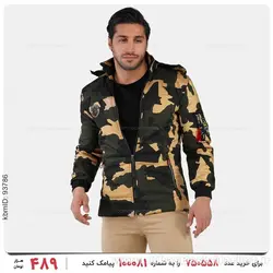 کاپشن ارتشی مردانه مدل 23586