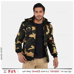 کاپشن ارتشی مردانه مدل 23586