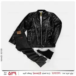 کاپشن چرمی مردانه Kiyan مدل 23721