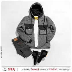 کاپشن مردانه Nika مدل 23990