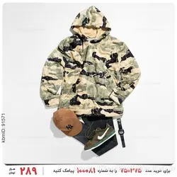 سویشرت ارتشی مردانه مدل 23813