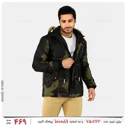 کاپشن ارتشی مردانه مدل 24079