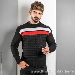 پلیور مردانه (T) یقه گردمدل Ariya	 رنگ مشکی