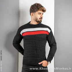 پلیور مردانه (T) یقه گردمدل Ariya	 رنگ مشکی