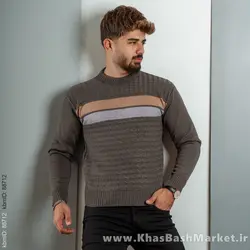 پلیور مردانه (T) یقه گردمدل Ariya	 رنگ دودی