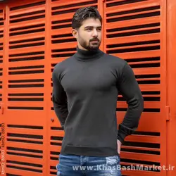 پلیور یقه اسکی قهوه ای(T) مردانه مدلborin