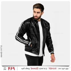 کاپشن چرمی مردانه Adidas مدل 23747