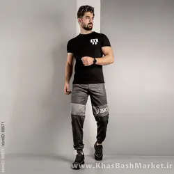 شلوار اسلش اسیکس مردانه (T)دو رنگ ذغالی مدل K80