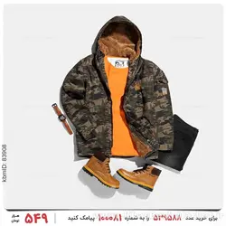 کاپشن مردانه ارتشی مدل 22810