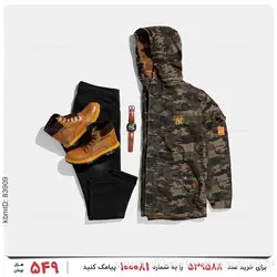 کاپشن مردانه ارتشی مدل 22810