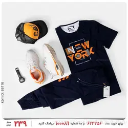 ست تیشرت و شلوار مردانه New York مدل 19673