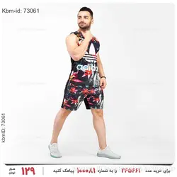 ست رکابی و شلوارک مردانه Adidas مدل 19483