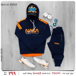 ست سویشرت و شلوار مردانه Nasa مدل 15706