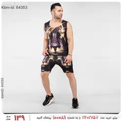 ست رکابی و شلوارک مردانه Norton مدل 18791