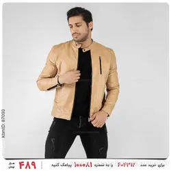کاپشن چرمی مردانه Rayan مدل 23106