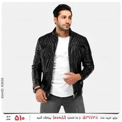 کاپشن چرمی مردانه Araz مدل 22897