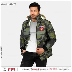 کاپشن ارتشی مردانه مدل 21585