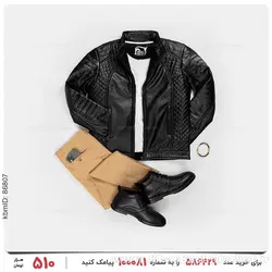 کاپشن چرمی مردانه Lima مدل 22830