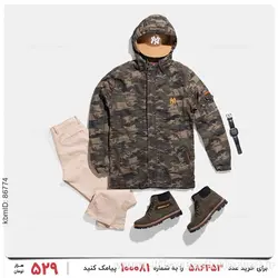 کاپشن ارتشی مردانه مدل 23024